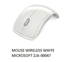 Mouse Wireless White Microsoft ZJA-00047