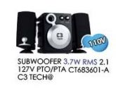 Subwoofer 2.1 C3 TECH