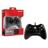 Joystick Microsoft Xbox 360 c/Fio Preto