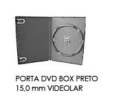 Caixa DVD Preta ou transparente