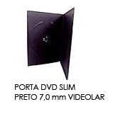 Caixa DVD Slim Preta ou transparente